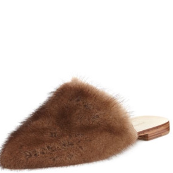 Jenni Kayne Mink Slides size 6.5 - Picture 2 of 9